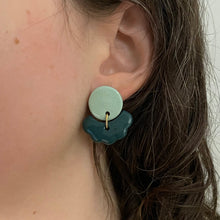 Load image into Gallery viewer, CLEO EARRINGS // TWO TONE